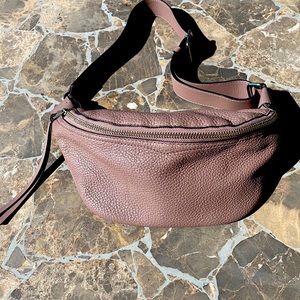 Rebbeca Minkoff light lavender leather belt bag
